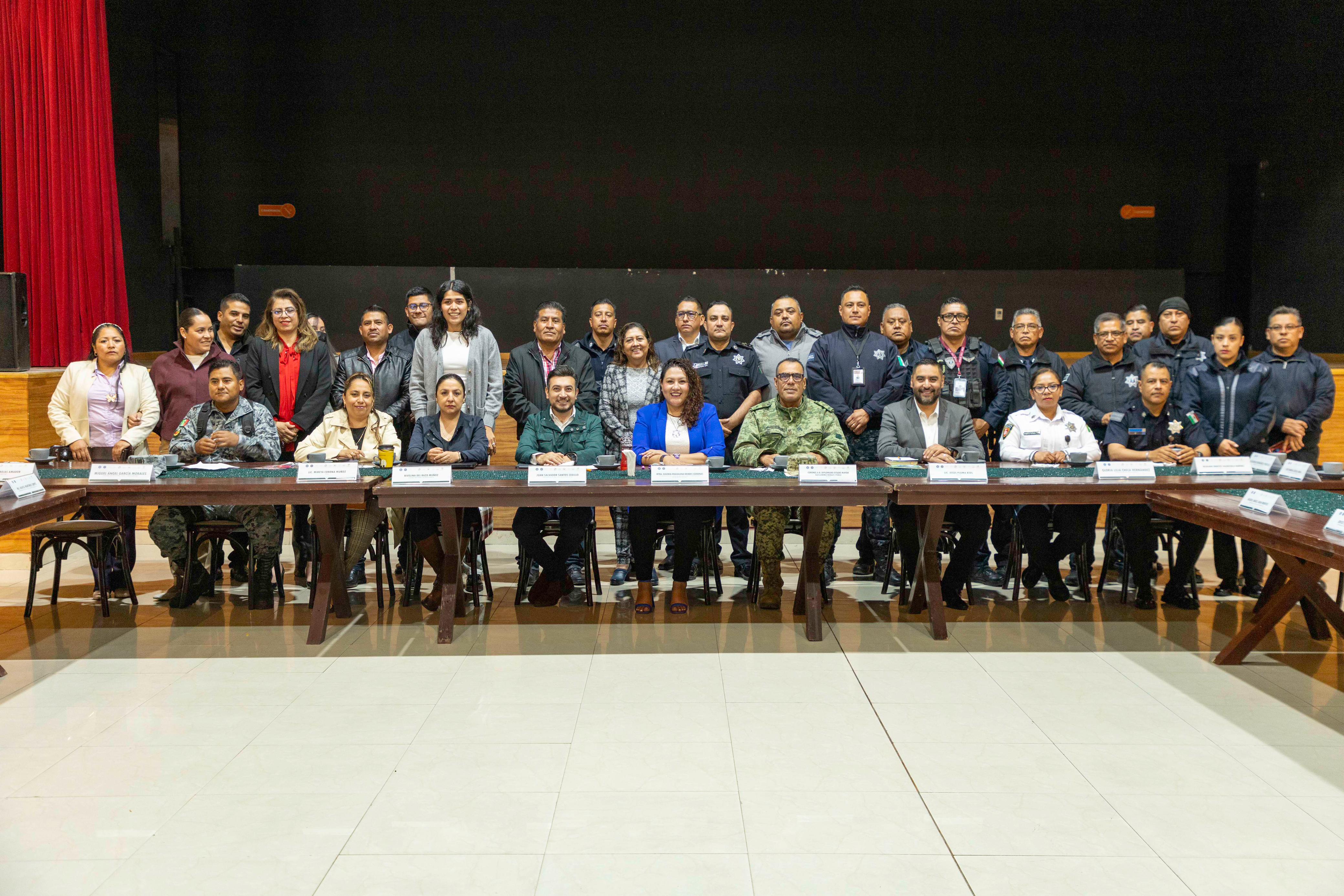 Huamantla fue sede de la Mesa de Seguridad para la Construcción de Paz Región 1